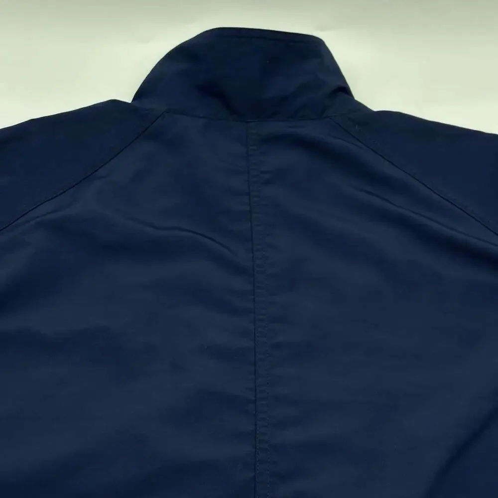 Vintage Y2K Gray Tag Nike Size XXL Blue Mesh Lined Zip Track Jacket Windbreaker